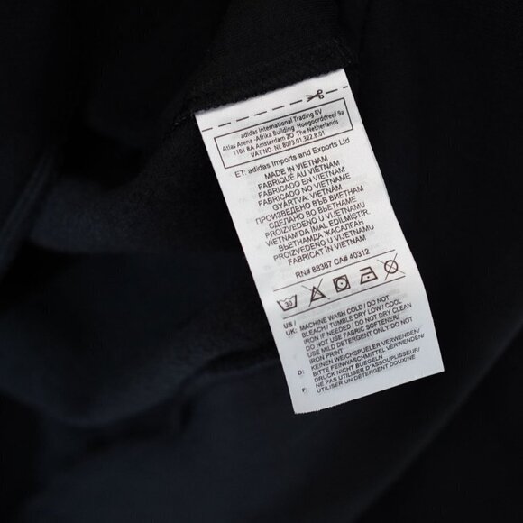 NWT Adidas glam sweat Women's Black Side Button Sweatshirt Size S - Picture 14 of 14